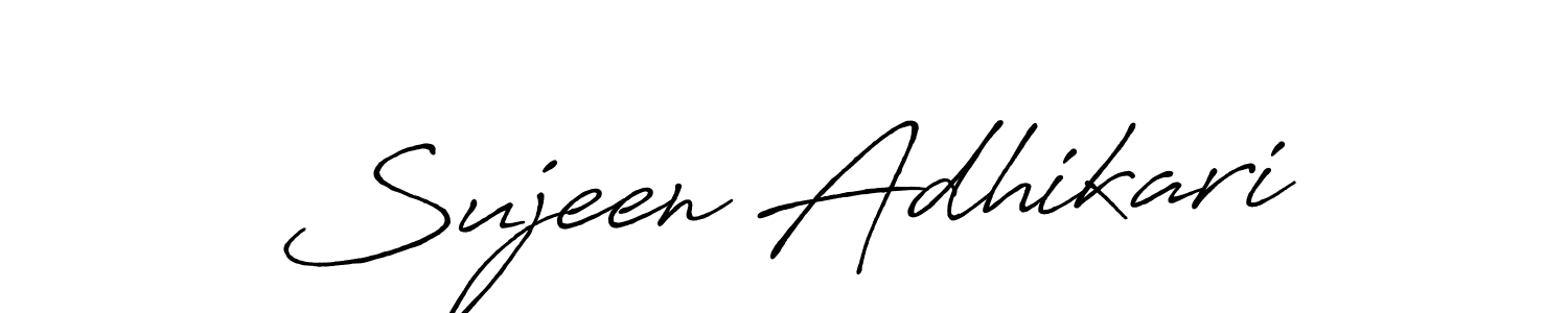 It looks lik you need a new signature style for name Sujeen Adhikari. Design unique handwritten (Antro_Vectra_Bolder) signature with our free signature maker in just a few clicks. Sujeen Adhikari signature style 7 images and pictures png