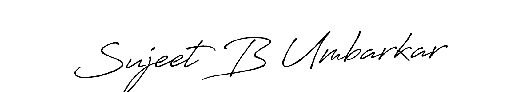 Make a beautiful signature design for name Sujeet B Umbarkar. Use this online signature maker to create a handwritten signature for free. Sujeet B Umbarkar signature style 7 images and pictures png