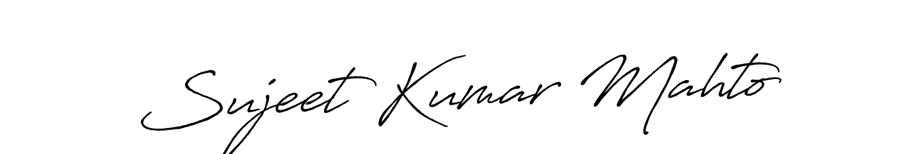 Design your own signature with our free online signature maker. With this signature software, you can create a handwritten (Antro_Vectra_Bolder) signature for name Sujeet Kumar Mahto. Sujeet Kumar Mahto signature style 7 images and pictures png