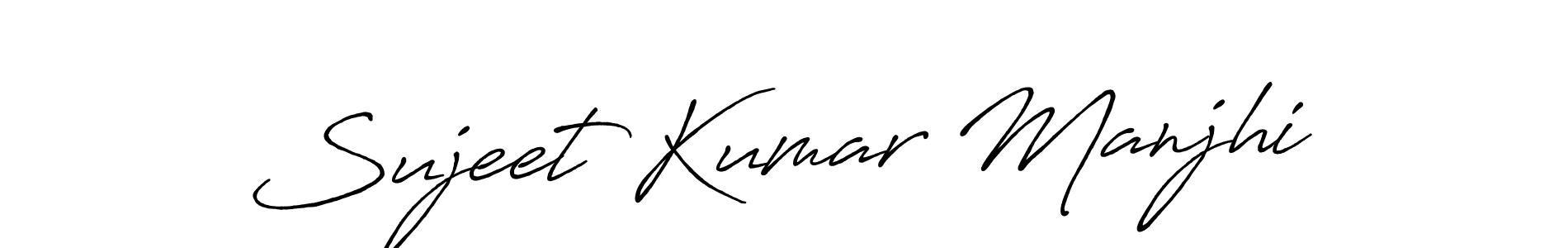 How to make Sujeet Kumar Manjhi signature? Antro_Vectra_Bolder is a professional autograph style. Create handwritten signature for Sujeet Kumar Manjhi name. Sujeet Kumar Manjhi signature style 7 images and pictures png