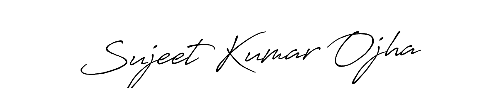 Make a beautiful signature design for name Sujeet Kumar Ojha. With this signature (Antro_Vectra_Bolder) style, you can create a handwritten signature for free. Sujeet Kumar Ojha signature style 7 images and pictures png