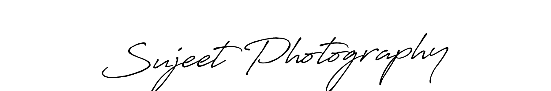 Design your own signature with our free online signature maker. With this signature software, you can create a handwritten (Antro_Vectra_Bolder) signature for name Sujeet Photography. Sujeet Photography signature style 7 images and pictures png