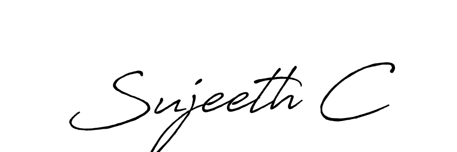 Once you've used our free online signature maker to create your best signature Antro_Vectra_Bolder style, it's time to enjoy all of the benefits that Sujeeth C name signing documents. Sujeeth C signature style 7 images and pictures png