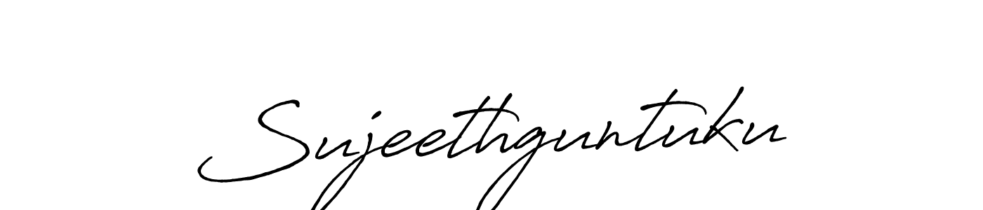 Once you've used our free online signature maker to create your best signature Antro_Vectra_Bolder style, it's time to enjoy all of the benefits that Sujeethguntuku name signing documents. Sujeethguntuku signature style 7 images and pictures png