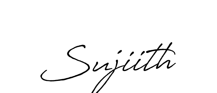 Design your own signature with our free online signature maker. With this signature software, you can create a handwritten (Antro_Vectra_Bolder) signature for name Sujiith. Sujiith signature style 7 images and pictures png