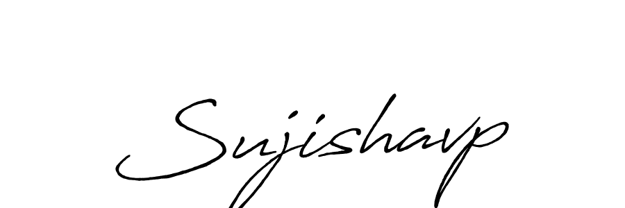 Once you've used our free online signature maker to create your best signature Antro_Vectra_Bolder style, it's time to enjoy all of the benefits that Sujishavp name signing documents. Sujishavp signature style 7 images and pictures png