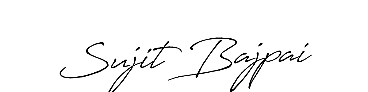 Make a beautiful signature design for name Sujit Bajpai. Use this online signature maker to create a handwritten signature for free. Sujit Bajpai signature style 7 images and pictures png