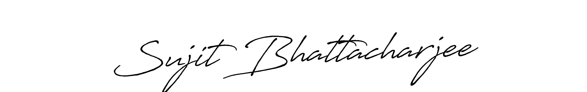 Also we have Sujit Bhattacharjee name is the best signature style. Create professional handwritten signature collection using Antro_Vectra_Bolder autograph style. Sujit Bhattacharjee signature style 7 images and pictures png