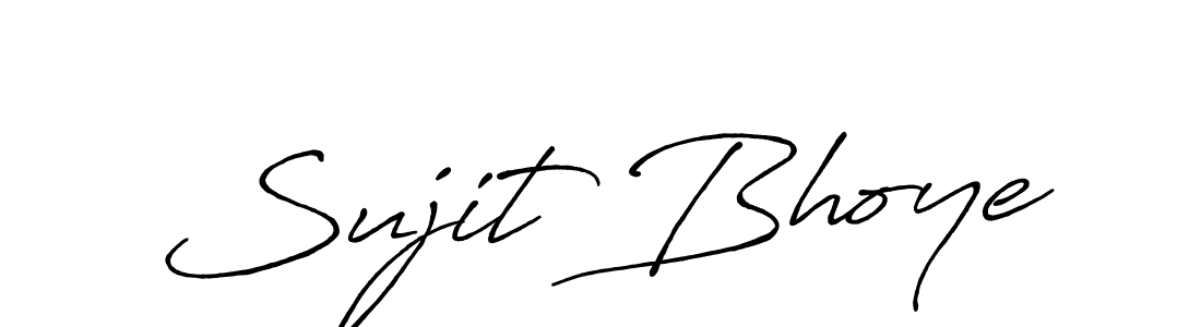 Make a beautiful signature design for name Sujit Bhoye. With this signature (Antro_Vectra_Bolder) style, you can create a handwritten signature for free. Sujit Bhoye signature style 7 images and pictures png