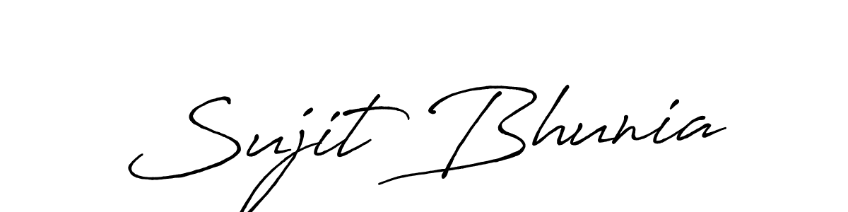 How to Draw Sujit Bhunia signature style? Antro_Vectra_Bolder is a latest design signature styles for name Sujit Bhunia. Sujit Bhunia signature style 7 images and pictures png