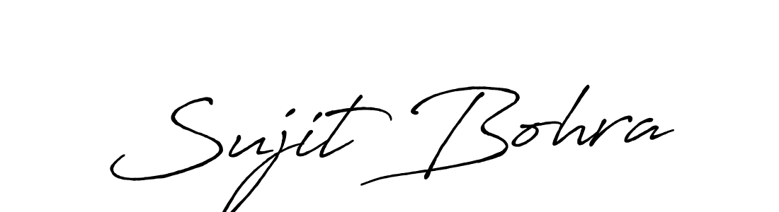 Create a beautiful signature design for name Sujit Bohra. With this signature (Antro_Vectra_Bolder) fonts, you can make a handwritten signature for free. Sujit Bohra signature style 7 images and pictures png
