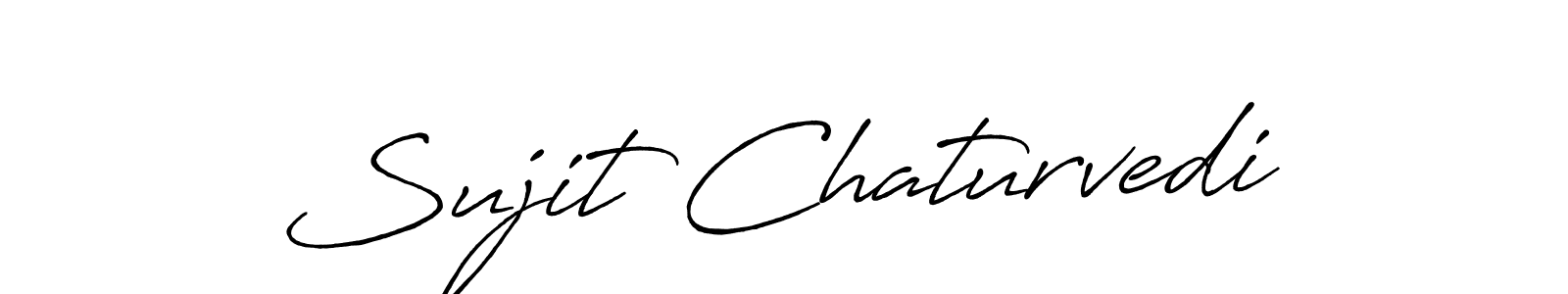 How to Draw Sujit Chaturvedi signature style? Antro_Vectra_Bolder is a latest design signature styles for name Sujit Chaturvedi. Sujit Chaturvedi signature style 7 images and pictures png