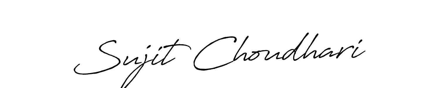 Antro_Vectra_Bolder is a professional signature style that is perfect for those who want to add a touch of class to their signature. It is also a great choice for those who want to make their signature more unique. Get Sujit Choudhari name to fancy signature for free. Sujit Choudhari signature style 7 images and pictures png