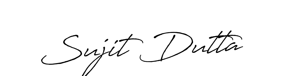 Also we have Sujit Dutta name is the best signature style. Create professional handwritten signature collection using Antro_Vectra_Bolder autograph style. Sujit Dutta signature style 7 images and pictures png