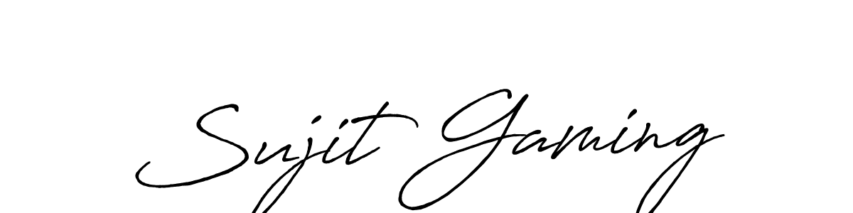 How to Draw Sujit Gaming signature style? Antro_Vectra_Bolder is a latest design signature styles for name Sujit Gaming. Sujit Gaming signature style 7 images and pictures png