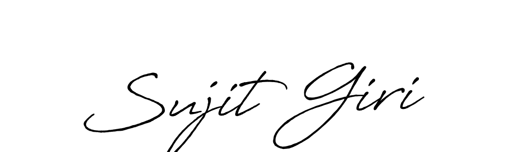 Also You can easily find your signature by using the search form. We will create Sujit Giri name handwritten signature images for you free of cost using Antro_Vectra_Bolder sign style. Sujit Giri signature style 7 images and pictures png