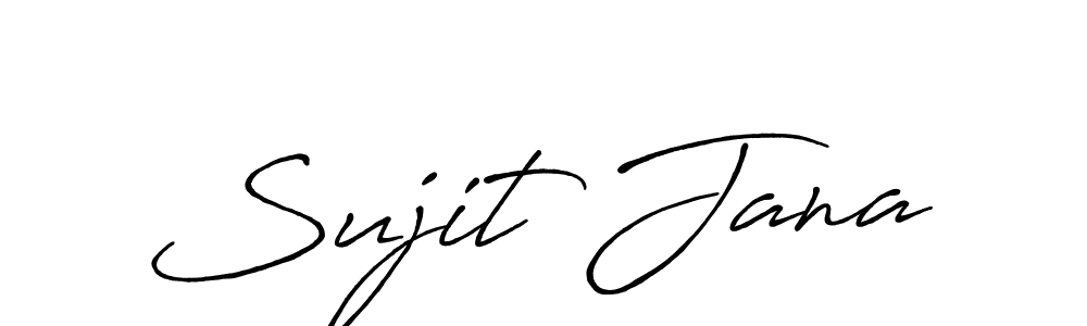 Make a beautiful signature design for name Sujit Jana. Use this online signature maker to create a handwritten signature for free. Sujit Jana signature style 7 images and pictures png