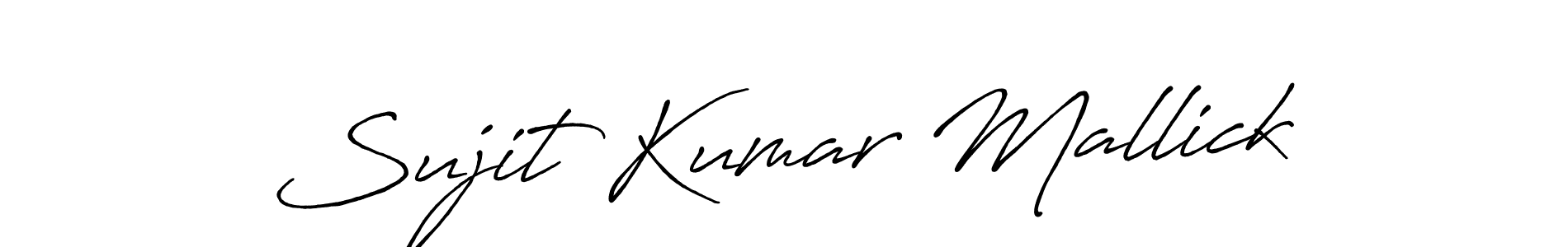 Design your own signature with our free online signature maker. With this signature software, you can create a handwritten (Antro_Vectra_Bolder) signature for name Sujit Kumar Mallick. Sujit Kumar Mallick signature style 7 images and pictures png