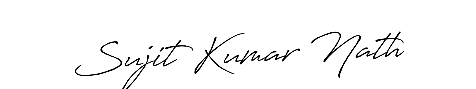 This is the best signature style for the Sujit Kumar Nath name. Also you like these signature font (Antro_Vectra_Bolder). Mix name signature. Sujit Kumar Nath signature style 7 images and pictures png