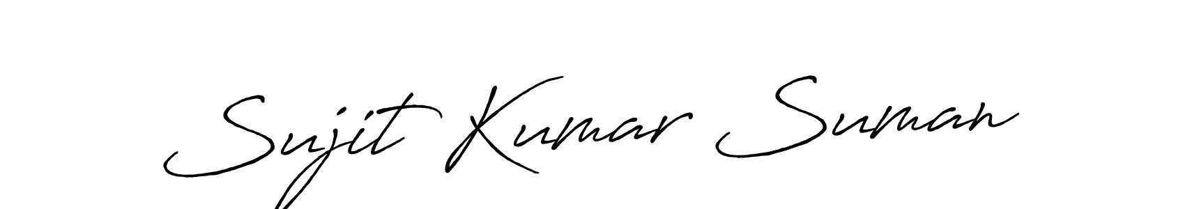 How to Draw Sujit Kumar Suman signature style? Antro_Vectra_Bolder is a latest design signature styles for name Sujit Kumar Suman. Sujit Kumar Suman signature style 7 images and pictures png