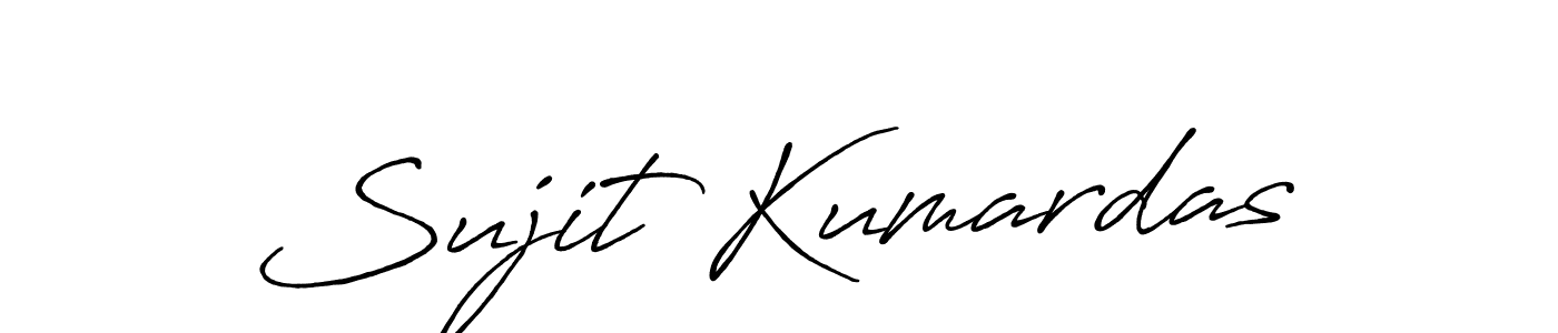 The best way (Antro_Vectra_Bolder) to make a short signature is to pick only two or three words in your name. The name Sujit Kumardas include a total of six letters. For converting this name. Sujit Kumardas signature style 7 images and pictures png