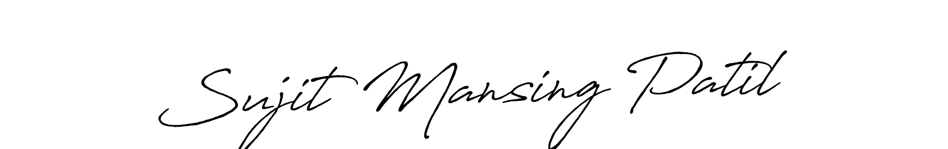 Use a signature maker to create a handwritten signature online. With this signature software, you can design (Antro_Vectra_Bolder) your own signature for name Sujit Mansing Patil. Sujit Mansing Patil signature style 7 images and pictures png