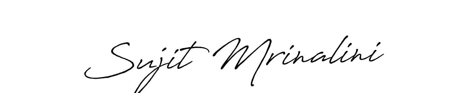 Once you've used our free online signature maker to create your best signature Antro_Vectra_Bolder style, it's time to enjoy all of the benefits that Sujit Mrinalini name signing documents. Sujit Mrinalini signature style 7 images and pictures png