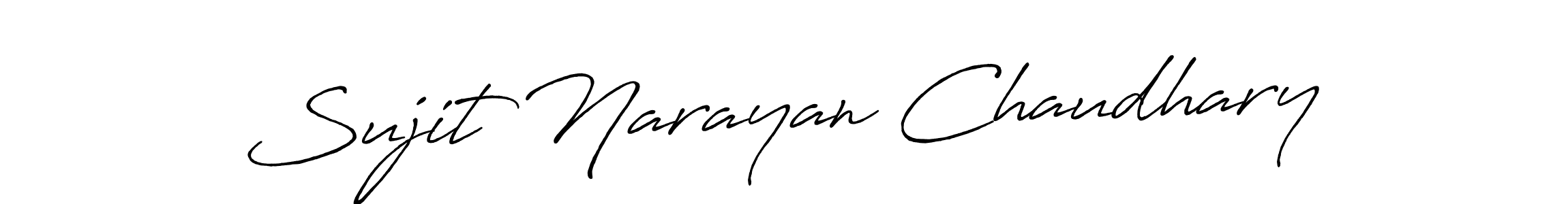 How to Draw Sujit Narayan Chaudhary signature style? Antro_Vectra_Bolder is a latest design signature styles for name Sujit Narayan Chaudhary. Sujit Narayan Chaudhary signature style 7 images and pictures png