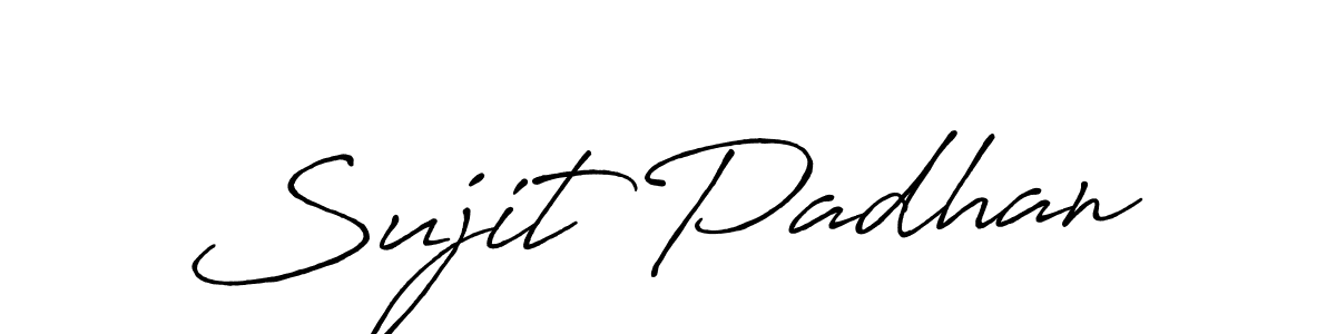 How to make Sujit Padhan signature? Antro_Vectra_Bolder is a professional autograph style. Create handwritten signature for Sujit Padhan name. Sujit Padhan signature style 7 images and pictures png