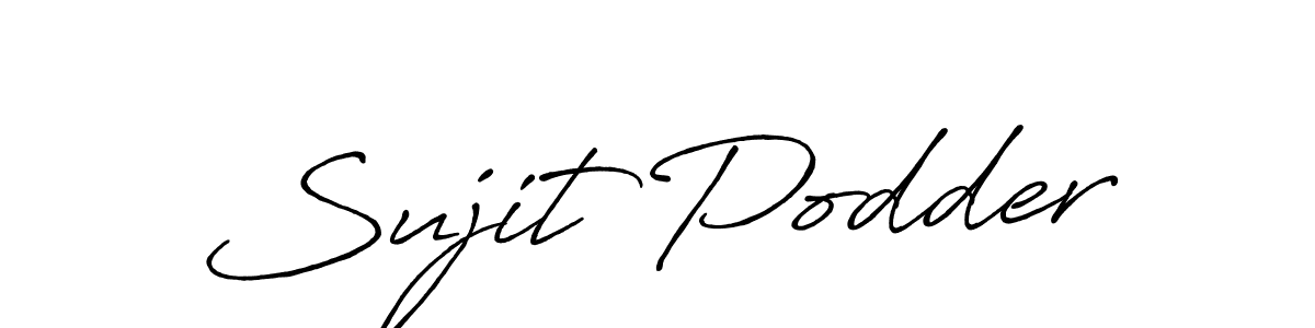 It looks lik you need a new signature style for name Sujit Podder. Design unique handwritten (Antro_Vectra_Bolder) signature with our free signature maker in just a few clicks. Sujit Podder signature style 7 images and pictures png