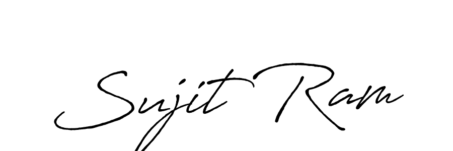 if you are searching for the best signature style for your name Sujit Ram. so please give up your signature search. here we have designed multiple signature styles  using Antro_Vectra_Bolder. Sujit Ram signature style 7 images and pictures png