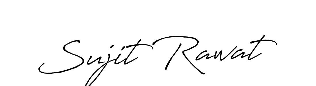 Create a beautiful signature design for name Sujit Rawat. With this signature (Antro_Vectra_Bolder) fonts, you can make a handwritten signature for free. Sujit Rawat signature style 7 images and pictures png