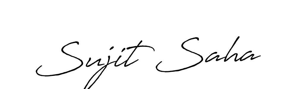 It looks lik you need a new signature style for name Sujit Saha. Design unique handwritten (Antro_Vectra_Bolder) signature with our free signature maker in just a few clicks. Sujit Saha signature style 7 images and pictures png