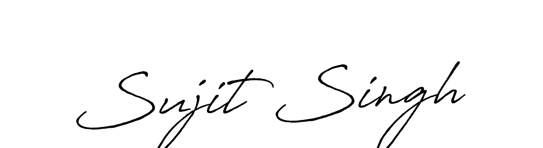How to make Sujit Singh signature? Antro_Vectra_Bolder is a professional autograph style. Create handwritten signature for Sujit Singh name. Sujit Singh signature style 7 images and pictures png