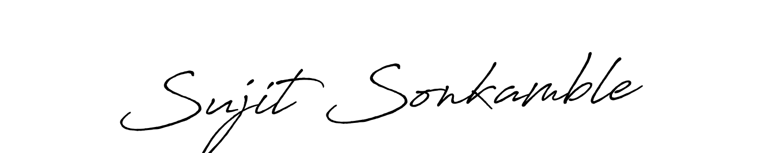 You can use this online signature creator to create a handwritten signature for the name Sujit Sonkamble. This is the best online autograph maker. Sujit Sonkamble signature style 7 images and pictures png