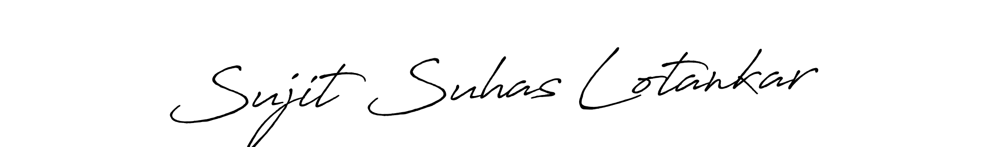 Make a beautiful signature design for name Sujit Suhas Lotankar. Use this online signature maker to create a handwritten signature for free. Sujit Suhas Lotankar signature style 7 images and pictures png
