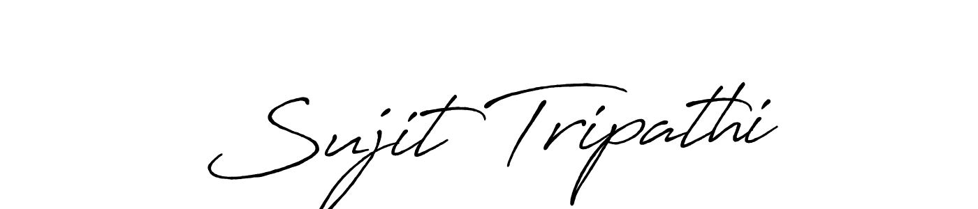Also You can easily find your signature by using the search form. We will create Sujit Tripathi name handwritten signature images for you free of cost using Antro_Vectra_Bolder sign style. Sujit Tripathi signature style 7 images and pictures png