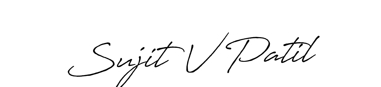 How to Draw Sujit V Patil signature style? Antro_Vectra_Bolder is a latest design signature styles for name Sujit V Patil. Sujit V Patil signature style 7 images and pictures png