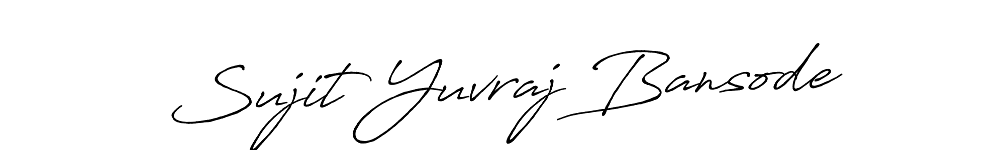 if you are searching for the best signature style for your name Sujit Yuvraj Bansode. so please give up your signature search. here we have designed multiple signature styles  using Antro_Vectra_Bolder. Sujit Yuvraj Bansode signature style 7 images and pictures png