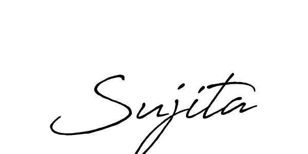 The best way (Antro_Vectra_Bolder) to make a short signature is to pick only two or three words in your name. The name Sujita include a total of six letters. For converting this name. Sujita signature style 7 images and pictures png