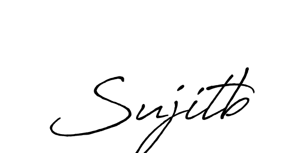 How to Draw Sujitb signature style? Antro_Vectra_Bolder is a latest design signature styles for name Sujitb. Sujitb signature style 7 images and pictures png