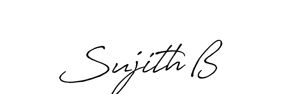 Make a short Sujith ß signature style. Manage your documents anywhere anytime using Antro_Vectra_Bolder. Create and add eSignatures, submit forms, share and send files easily. Sujith ß signature style 7 images and pictures png