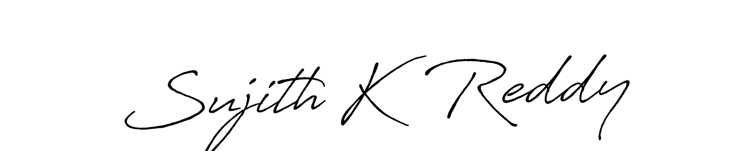 Make a beautiful signature design for name Sujith K  Reddy. Use this online signature maker to create a handwritten signature for free. Sujith K  Reddy signature style 7 images and pictures png