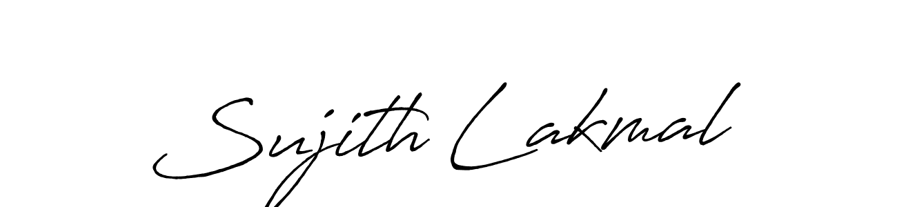 Design your own signature with our free online signature maker. With this signature software, you can create a handwritten (Antro_Vectra_Bolder) signature for name Sujith Lakmal. Sujith Lakmal signature style 7 images and pictures png