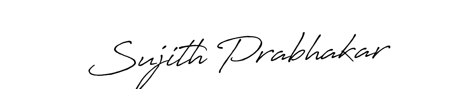 This is the best signature style for the Sujith Prabhakar name. Also you like these signature font (Antro_Vectra_Bolder). Mix name signature. Sujith Prabhakar signature style 7 images and pictures png