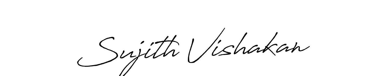 Make a short Sujith Vishakan signature style. Manage your documents anywhere anytime using Antro_Vectra_Bolder. Create and add eSignatures, submit forms, share and send files easily. Sujith Vishakan signature style 7 images and pictures png