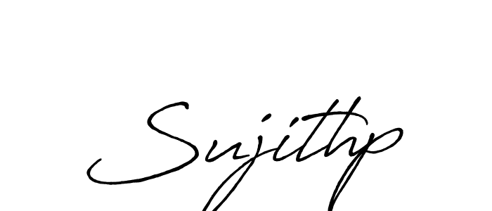 Use a signature maker to create a handwritten signature online. With this signature software, you can design (Antro_Vectra_Bolder) your own signature for name Sujithp. Sujithp signature style 7 images and pictures png