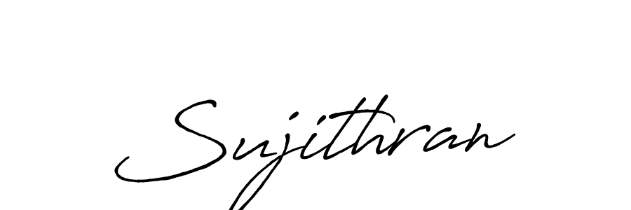 Create a beautiful signature design for name Sujithran. With this signature (Antro_Vectra_Bolder) fonts, you can make a handwritten signature for free. Sujithran signature style 7 images and pictures png