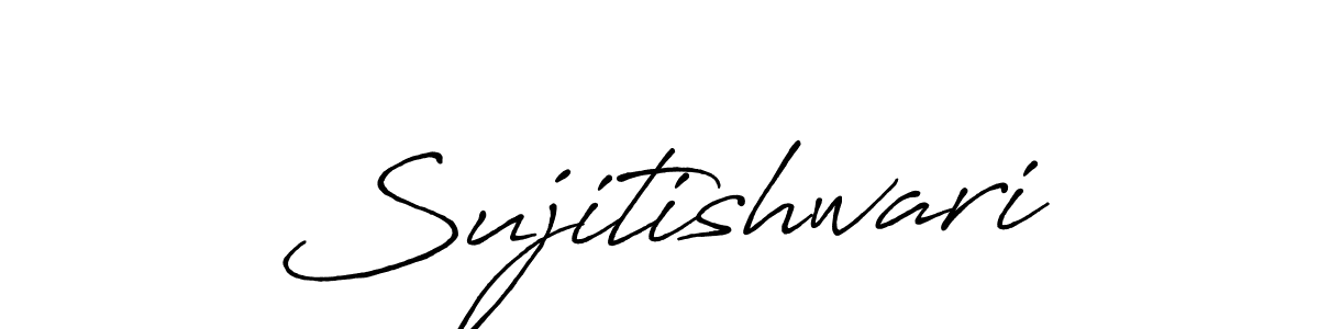 Make a short Sujitishwari signature style. Manage your documents anywhere anytime using Antro_Vectra_Bolder. Create and add eSignatures, submit forms, share and send files easily. Sujitishwari signature style 7 images and pictures png
