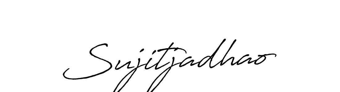 It looks lik you need a new signature style for name Sujitjadhao. Design unique handwritten (Antro_Vectra_Bolder) signature with our free signature maker in just a few clicks. Sujitjadhao signature style 7 images and pictures png